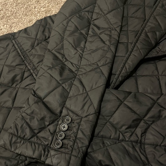 Polo Ralph Lauren Men's Large Quilted Blazer Jacket RRL Sport Coat in Black XL - Picture 4 of 9